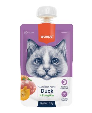 Wanpy Duck & Pumpkin 90g - poslastica za mačke