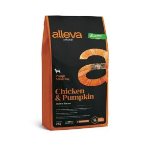 Alleva Natural Chicken & Pumpkin 2kg - suva hrana za pse piletina i bundeva